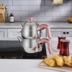 Maya Indüksiyon Tabanlı Mini Çaydanlık Takımı