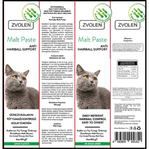 Malt Paste Tüy Yumağı Kontrol Kedi Macunu 100 ML