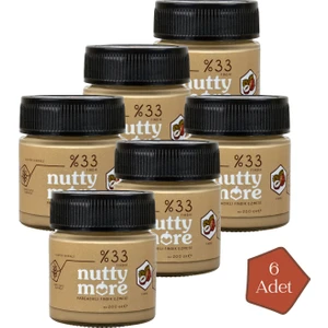 Nutty More %33 Fındık Parçacıklı Fındık Ezmesi 200 gr x 6 Adet