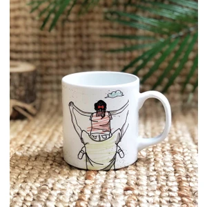 Baba Kız Tasarımlı Kupa