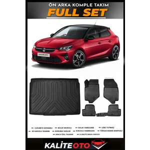 Corsa F Bagaj Havuzu+4.5d Havuzlu Paspas Seti 2023 Model