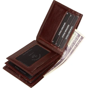 Erkek  Deri Cüzdan ve Kartlık – NEW167 - Siyah