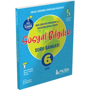 Muba Yayınları 6. Sınıf Sosyal Bilgiler Soru Bankası