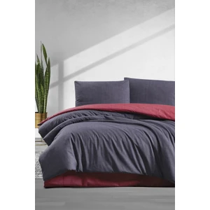 Simple Nevresim Takımı Çift Kişilik (200 x 220  cm ) Bordo
