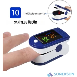 Pulse Oksimetre Parmak Tipi Nabiz Oksijen