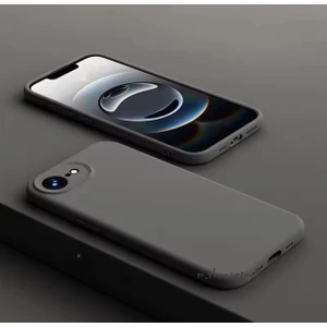 M.TK Moveteck Apple iPhone 16E Kılıf Lansman Kamera Korumalı Içi Kadife Yumuşak Renkli Silikon Mat Hisli Süet Liquid