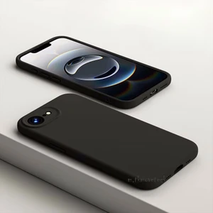 M.TK Moveteck Apple iPhone 16E Kılıf Lansman Kamera Korumalı Içi Kadife Yumuşak Renkli Silikon Mat Hisli Süet Liquid