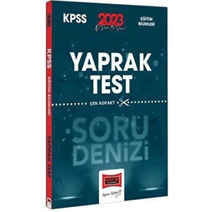 Yargı Yayınevi 2023 KPSS Eğitim Bilimleri Tüm Dersler Soru Denizi