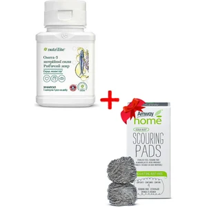 Omega-3 Fish Oil Plus Nutriway + Amway Scouring Pads
