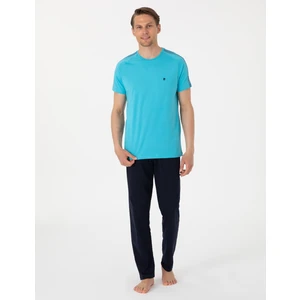 Pierre Cardin Erkek Mavi Kısakol Pijama Takımı 50314418-300