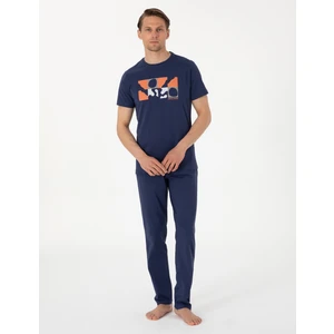Pierre Cardin Erkek Mavi Kısakol Pijama Takımı 50314389-320