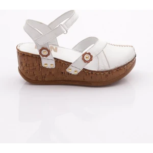 Dgn 217-2064 Kadin Mega Kalin Taban Sandalet