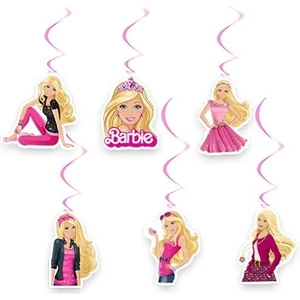 Parti Dükkanım Barbie Asma Süs - 6 Adet