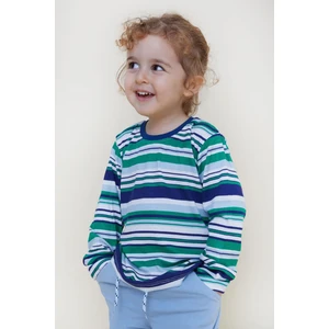 Girls & Boys Erkek Bebek Uzun Kollu Tişört Renkli Çizgili 9 Ay-3 Yaş, Karışık Renk