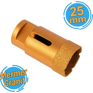 Vakumlu Mermer-Granit Delme Panç M14 25 mm