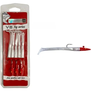 Osaka v8 jig series 10 cm 10 gr silikon red head
