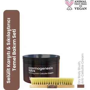 Cosmogenesis Labs Selülit Gideren Ve Cilt Sıkılaştıran Temel Vücut Bakım Seti Vegan