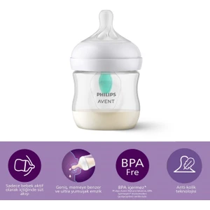 Philips Avent Anti-kolik Biberon 125 ml, 0+ Ay, SCY670/01