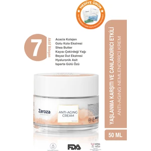 Yoğun Nem Kolajen ve Hyaluronik Asit Krem 50 ml Tüm Cilt Tipleri için Nemlendirici