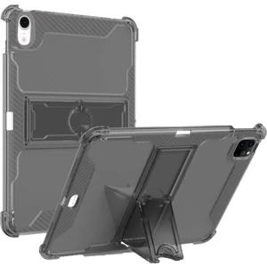 Apple iPad 8. Nesil 10.2 Kılıf Kalem Bölemli Standlı Darbelere Dayanıklı Şeffaf Kapak A2270 A2428 A2429 A2430