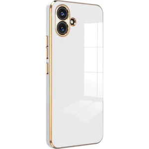 Samsung Galaxy A06 Uyumlu Kılıf Bark Volet Silikon Beyaz