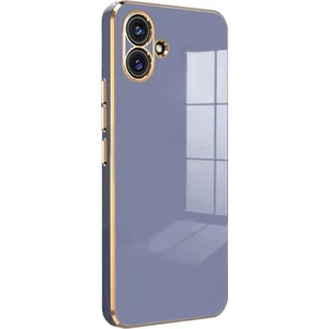 Samsung Galaxy A06 Uyumlu Kılıf Bark Volet Silikon Mavi