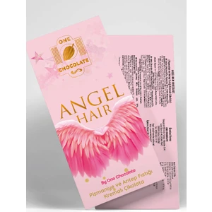 One Chocolate Angel Hair Chocolate Antep Fıstığı Kremalı Ve Pişmaniyeli Ruby Çikolata 80 gram