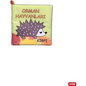 Orman Hayvanları Kumaş Sessiz Kitap - Bez Kitap