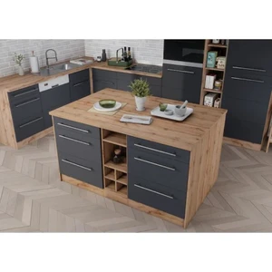Minos Mutfak Adası -Alt Modül 150 cm Atlantikçam- Tezgah Dahil