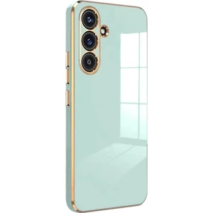 Samsung Galaxy A16 Uyumlu Kılıf Bark Volet Silikon Yeşil + Ekran Koruyucu