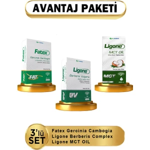 Berberis Vulgaris + Ligone Mct Oil + Fatex Garcinia Cambogia 3lü ( Avantajlı Paket )