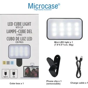 PY11 Şarjlı 3 Işık Modlu Softbox Mini Cep Ledi - AL5206