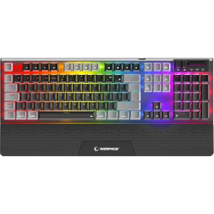 Carbon Pro 2.4ghz+Bt5.0+Type-C Bağlantı Red Switch Rgb Bilek Destekli Mekanik Gaming Oyuncu Klavye Q Tr Hot Swap