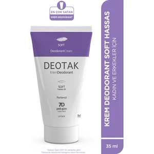 Soft Hassas Koruma 7 Güne Kadar Etkili Krem Deodorant 35 ml