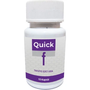 Quick F Daha Hafif ve Şekillenmiş Bir Görünüm İçin 15LI Kapsül Desteği