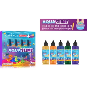 Kooky Aquaslıme Dinazor Dünyası Seti 5X90ML