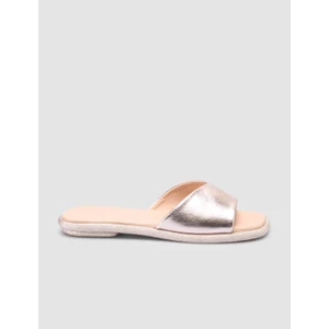 %100 Hakiki Deri Pembe Kadın Terlik