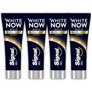 White Now Diş Macunu Gold 3 Kat Işıltı 75 ml x4