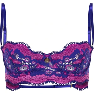 Addria Saks Mavisi Saten Dantelli Balconette Sütyen