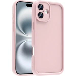Bilişim Aksesuar Apple iPhone 16 Plus Kılıf Kamera Korumalı Sah Ananas Kapak - Pembe