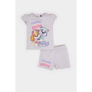 Kız Bebek Paw Patrol Pijama Takımı Penye Kısa Kollu Üst Beli Lastikli Şort E4647A525HS