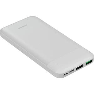 PBS123 10.000 Mah 1 Type-C 2 USB Çıkışlı Taşınabilir Şarj Cihazı Powerbank Beyaz