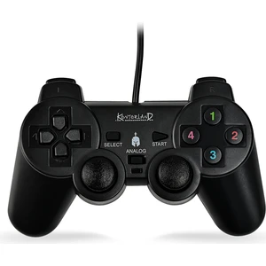 Kablolu Pc Gamepad – D-Input & X-Input Destekli Titreşimli USB Oyun Kolu Siyah