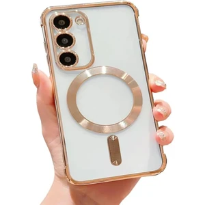 Samsung Galaxy S20 Fe Kılıf Kamera Lens Korumalı Renkli Magsafe Şeffaf Silikon
