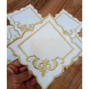 6 Adet Kahve Sunum Mendili, Servis Peçetesi