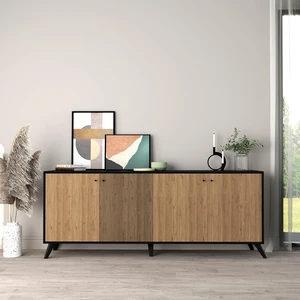 H1030 Lisa Konsol Siyah-Sepet 180CM