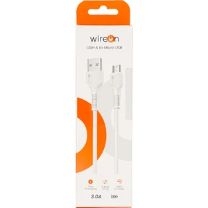 USB Mikro Hızlı Şarj Kablosu (3.0A - 1 Metre ) - USB Micro  Fast Charging