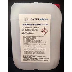Hidrojen Peroksit %50 5 kg