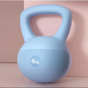 8 Kg Soft Kettlebell Yumuşak Tabanlı Metal Kumlu Ses Yapmaz Darbeye