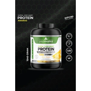 Doğal Whey Protein Tozu Ananas 1540 gr